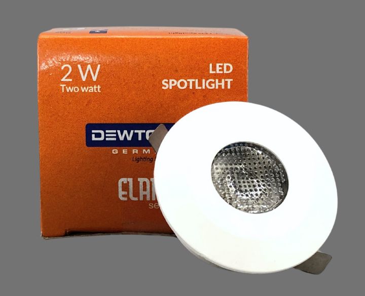 Dewton Elana LED Concealed button COB Light Round White Body White Light 